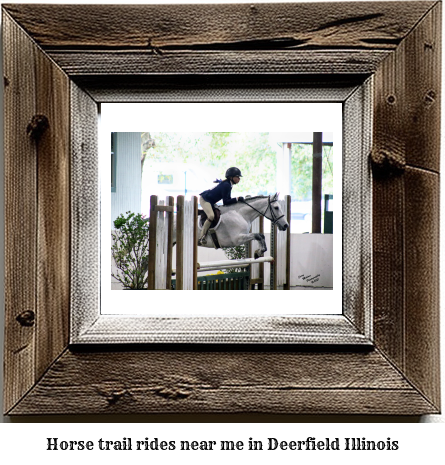 horse trail rides near me in Deerfield, Illinois